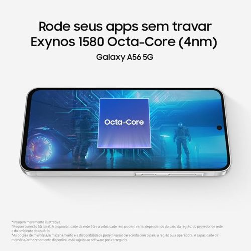 Smartphone Samsung Galaxy A56 5G 128GB, 8GB RAM