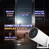 Mini Projetor Portátil Pholex 4k Wifi Cinema Home Hy300