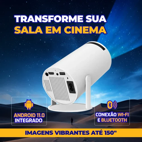Mini Projetor Portátil Pholex 4k Wifi Cinema Home Hy300